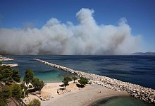 Flächenbrand in Frankreich - Clement Mahoudeau/AFP/dpa