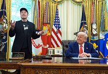 Elon Musk und Donald Trump - Evan Vucci/AP/dpa