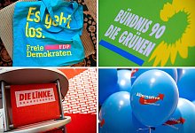 «Mitgliederentwicklung der Parteien - Patrick Pleul/dpa-Zentralbild/dpa