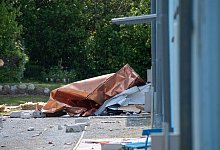 Zerst&ouml;rte H&auml;user nach Gasexplosion auf R&uuml;gen - Stefan Sauer/dpa