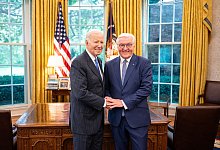 Steinmeier zu Treffen mit Biden in Washington - Guido Bergmann/Bundesregierung/dpa