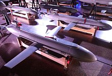 Ukrainische Drohnen über Russland - ---/ukrin/dpa