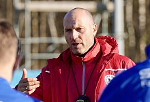 Unger (kek + F) Trainingsbesuch Arminia, Gremsl/Andrade - Peter Unger