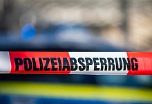 Polizeiabsperrung - David Inderlied/dpa