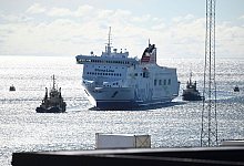 Die Passagierfähre Stena Scandica ist im Hafen von Nynäshamn in Schweden angekommen. - Fredrik Sandberg/Tt/TT News Agency/AP/dpa