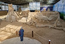 Sandskulpturen-Ausstellung in Travem&uuml;nde - Georg Wendt/dpa