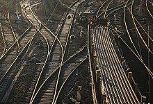 Streckensperrung - Oliver Berg/dpa