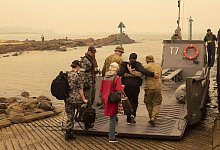 Buschbr&auml;nde in Australien - Foto: Pois Helen Frank/Royal Australian Navy/AP/dpa