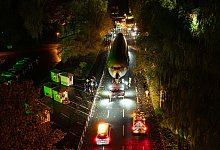 Ankunft Airbus A310 am Serengeti-Park - Philipp Schulze/dpa