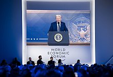 Weltwirtschaftsforum in Davos - Laurent Gillieron/KEYSTONE/dpa