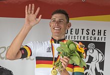 Einer von drei deutschen Bora-Profis bei der Tour de France: Stra&szlig;enmeister Nils Politt. - Bernd Thissen/dpa