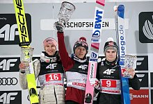 Auf dem Podest - Foto: Daniel Karmann/dpa