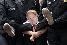 Protestaktion der Letzten Generation - Sebastian Christoph Gollnow/dpa