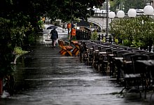 Regenwetter in Berlin - Britta Pedersen/dpa