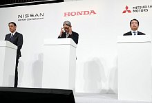 Gemeinsame Pressekonferenz von Honda und Nissan - Eugene Hoshiko/AP/dpa