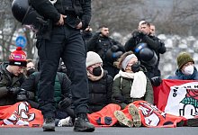 Demonstrationen in Dresden - Sebastian Kahnert/dpa
