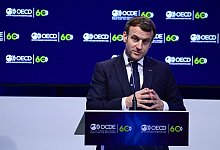 Emmanuel Macron - Foto: Martin Bureau/AFP POOL/AP/dpa