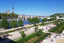 Am Seine-Ufer in Rouen in der Normandie - Foto: B. Collier/CRT Normandie/dpa-tmn