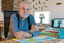 Eric Carle - Foto: Jim Gipe/Eric Carle Studio/dpa