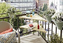 Platz ist auf jedem Balkon - Foto: Bosch/DIY Academy/dpa-tmn