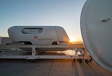 Transportsystem Hyperloop - Foto: Virgin Hyperloop/PA Media/dpa