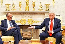 US-Präsident Trump empfängt Bundeskanzler Merz - Michael Kappeler/dpa