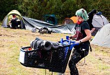 Punk-Protestcamp auf Sylt - Daniel Bockwoldt/dpa