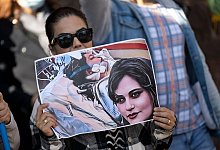 Protest gegen den Iran - Boris Roessler/dpa