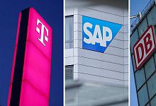 Telekom - SAP - Deutsche Bahn - Foto: Anspach/Koall/Berg/dpa
