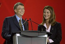 Bill und Melinda Gates - Foto: epa Warren Toda/EPA/dpa/Archiv