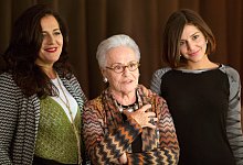 Rosita Missoni mit Tochter und Enkelin - picture alliance / dpa