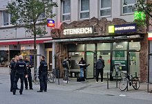 Schüsse auf Marktplatz in Gießen - Carolin Eckenfels/dpa