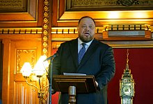 Ukrainischer Parlamentspräsident Stefantschuk - Yui Mok/PA Wire/dpa