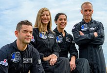 Laien-Astronauten im All - John Kraus/Polaris/AP/dpa