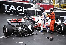 Beim Rennen in Baku steht Schumacher nach einer Unfallserie unter Druck. - Christian Bruna/EPA Pool/AP/dpa/Archivbild