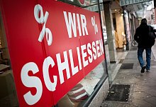 Gesch&auml;ftsaufgabe - Foto: Martin Gerten/dpa