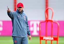 Abschlusstraining FC Bayern München - Sven Hoppe/dpa