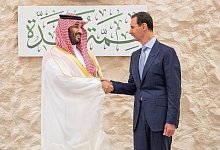 Assad in Saudi-Arabien - -/SPA/dpa