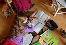 Hausaufgaben - Jens Kalaene/dpa