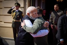 Indischer Premierminister Modi besucht Kiew - Ukrainian Presidential Press Office/AP/dpa