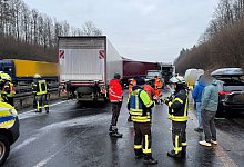 Unfallserie auf der A44 - Tote und Verletzte - Christian M&uuml;ller/dpa