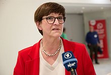 SPD-Chefin Saskia Esken - Georg Wendt/dpa