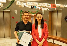 Seymor und Ardern - ACT Party/dpa