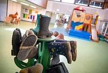 Ein Ausschnitt aus dem Kita-Alltag. - Sina Schuldt/dpa