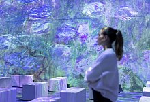 Multimediale Ausstellung «Monets Garten» in Hannover - Michael Matthey/dpa