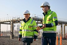 Scholz und De Croo - Yves Herman/Reuters Pool via AP/dpa