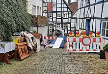 M&uuml;ll in der Klingenbergstra&szlig;e - Michaela Wei&szlig;e(LZ)