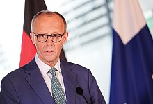 Bundeskanzler Friedrich Merz in Finnland - Kay Nietfeld/dpa