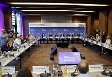 Klausurabschluss der Fraktionsvorst&auml;nde CDU/CSU und SPD - Heiko Becker/dpa