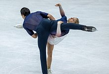 Minerva Hase und Nikita Volodin - Peter Kneffel/dpa